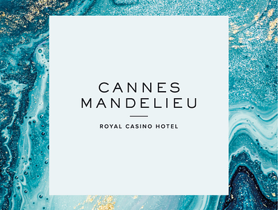 Cannes - Property Branding blue branding cannes design layout logo marble presentation property typography