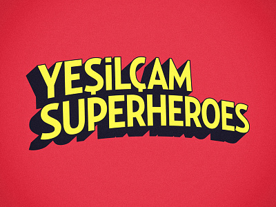 Yesilcam Superheroes book cinema comic hafiye kutan kutanural movie retro simsek sinema superheroes turkey turkish typography ural yesilcam