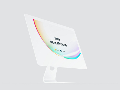 Download Free Apple iMac Mockups branding graphic design illustration typography ui web