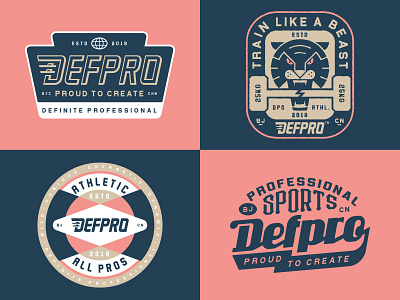 DEFPRO™️ badgedesign graphic illustration lettering typeface typography