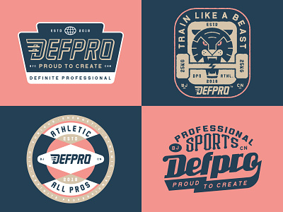 DEFPRO™️ badgedesign graphic illustration lettering typeface typography