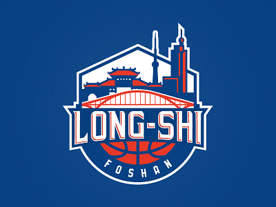 LONG-SHI basketball cba design graphicdesign illustration logo typeface typography