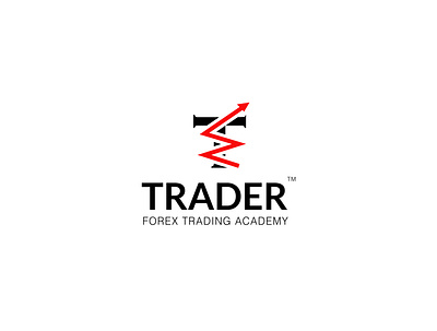 trader logo 3d branding graphic design logo minimalist typography typography logo