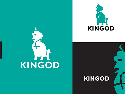 kingod logo design 3d branding design graphic design illustration logo typography logo vector