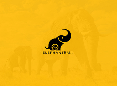 elephant ball creative logo design balll branding design elephant football logo graphic design illustration logo logo maker logodesign typography typography logo ui ux vector