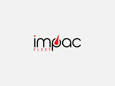impac Fleet Logo design 3d animation branding design graphic design illustration impac fleet logo logo motion graphics typography typography logo ui ux vector