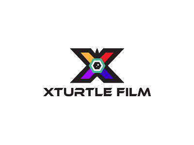 xturtle film logo creative design