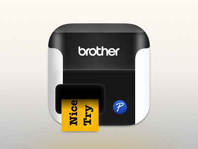 Brother P-touch Editor Icon Redesign icon macos big sur