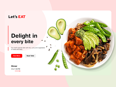 Restaurant Landing Page Design