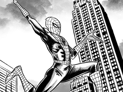 Spider-Man comics illustration marvel marvelcomics procreate spiderman