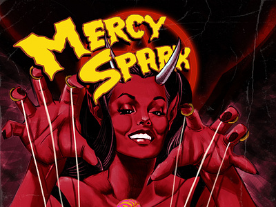 mercy sparx cover comics devilsdue illustration mercysparx pinup pulp pulp art