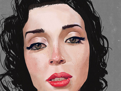 St.Vincent Paint illustration