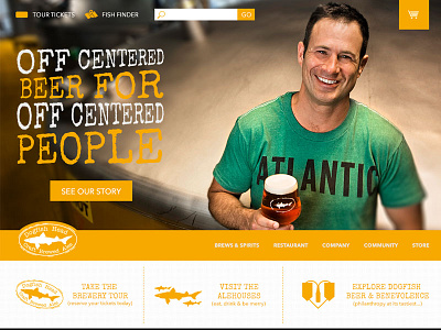 Dogfish ui web design