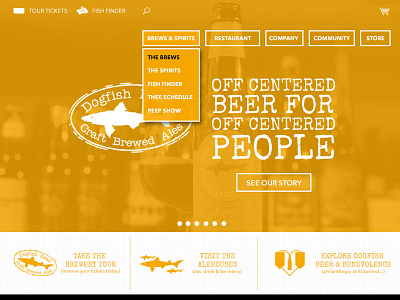 More Dogfish design web