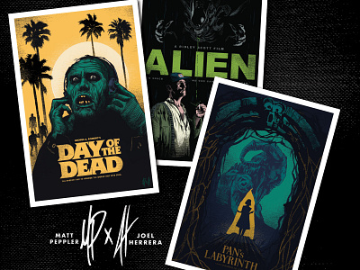 MPxJH Horror Poster Collection halloween horror horrormovies illustration posters