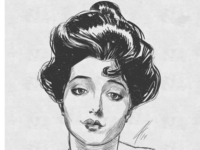 Gibson Girl Sort Of illustration