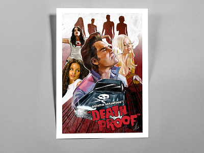 Death Proof Poster graphic design illustration poster design posters