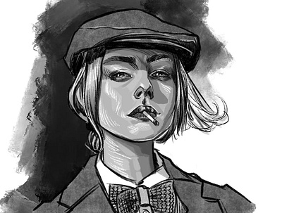 Peaky illustration procreate