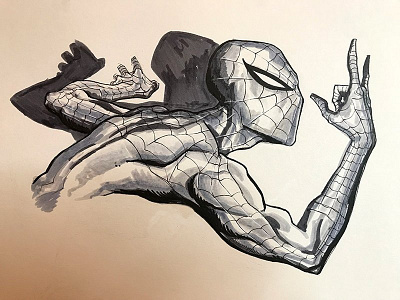 Spider-Man Sketch illustration