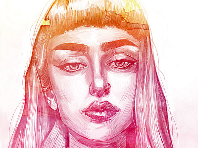 Anotherworldgirl fine art illustration