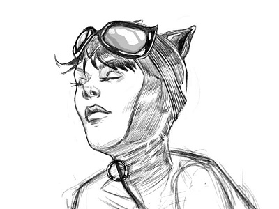 Catwoman comicbookart illustration