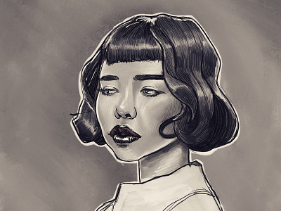 Cute hair brought to you by Procreate illusration procreate