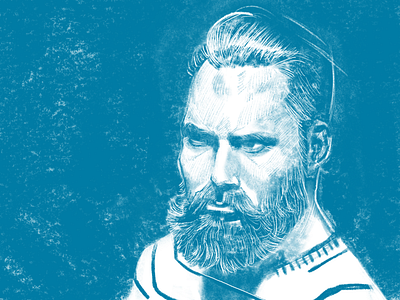 beardy beard illustration procreate