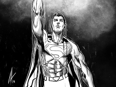 Supes on illustration procreate