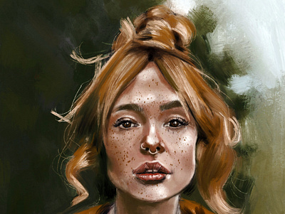 frecklescolor illustration procreate
