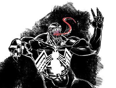 Venom illustration procreate