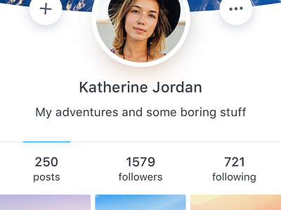 Social app by Vitaly Silkin on Dribbble