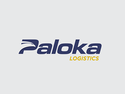 Paloka Logistic | Logo branding company design flat illustration logistic logo minimal vector