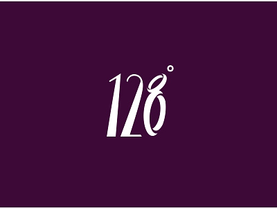 128° branding design graphic design logo minimal vector