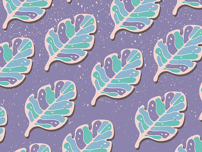 Leaves Fabric Pattern autumn fabric illustration leaf leaves nature pattern summer