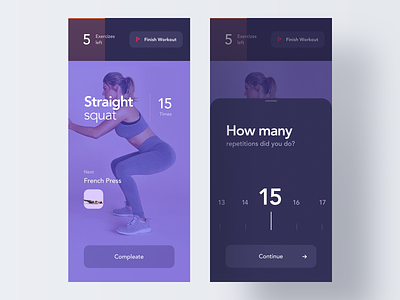 Dark Fitness App