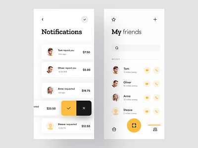 Split the Bill App by Den Klenkov on Dribbble