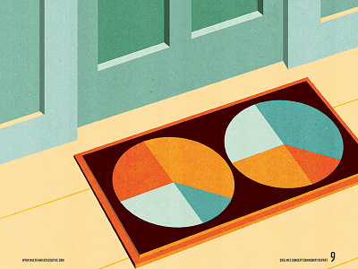 Millennial Housing: Cost Conscious chart data editorial illustration graphic design housing illustration magazine statistics textured