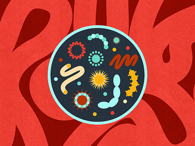 Digestive System adobe anatomy bacteria digest digestion digestive system digital illustration editorial health healthcare human body illustrator medical medicine microbe microbiome textured textures vector virus