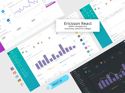 Ericsson React - University Admin Template