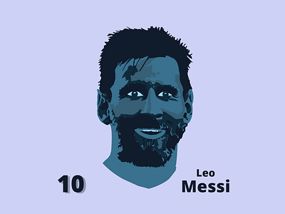 Lionel Messi Face Vector abstract abstract art blue design face goat graphic head lionel messi vector vector art