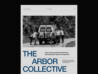 Arbor Collective - Website Contept