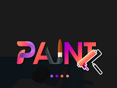 Paint logo gradiant logo logo logo designer logodesign logos mordern logo