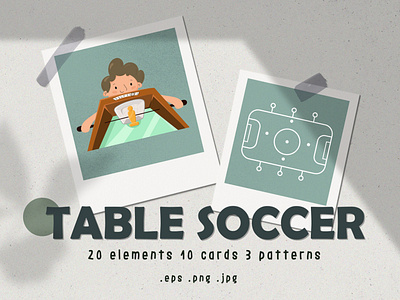 Table soccer set