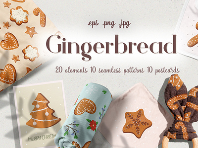 Gingerbread design gingerbread graphic design illustration vector