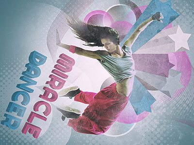 Miracle Dancer graphics illustration poster