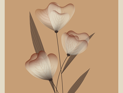 Vector flowers design flowers illustration illustration 2d lineart retro simply vector
