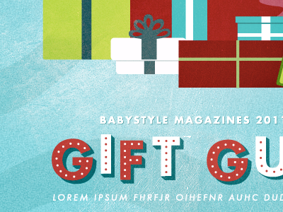 Babystyle Magazine, Chicago article baby child christmas gift gifts guide magazine present presents xmas