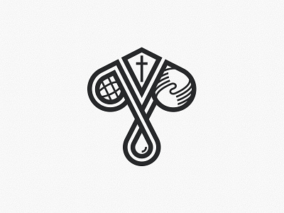 The Go Team cross design graphic logo mark missions nonprofit
