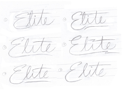 ValvoElite Progress 1 lettering script sketch type typography