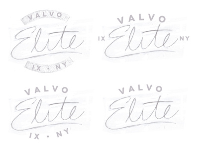 ValvoElite Progress 2 lettering logo script sketch type typography